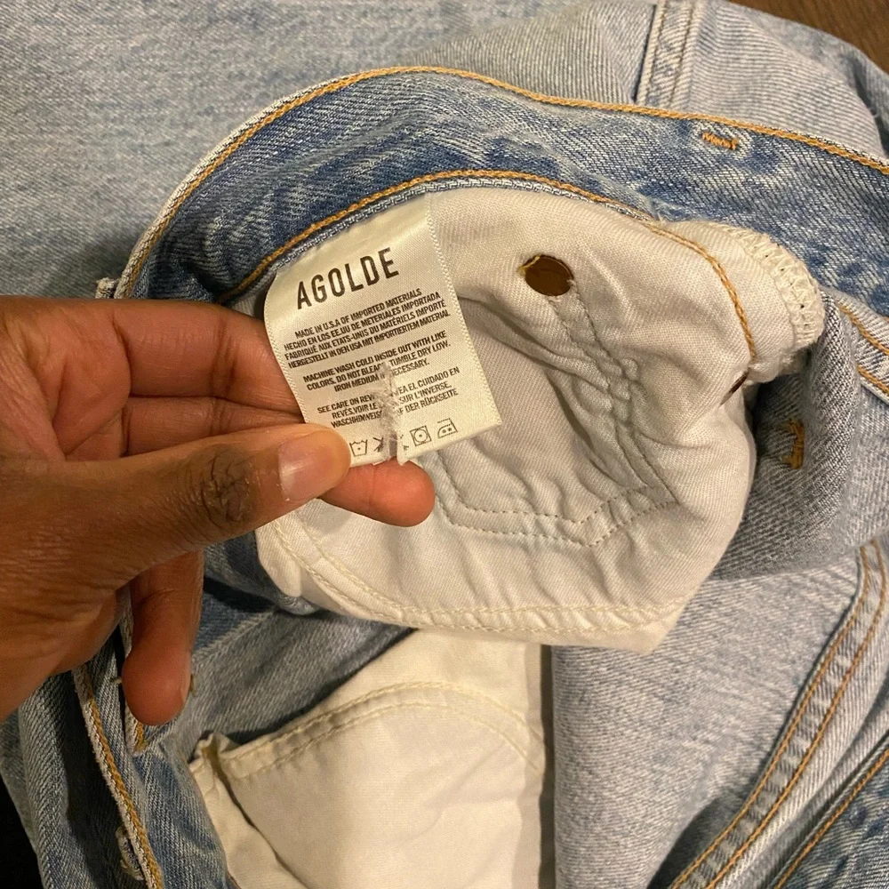 Agolde Riley High Rise Straight - Picture 5 of 6